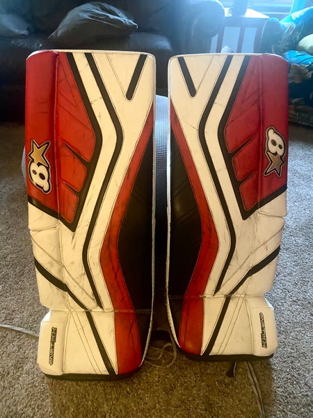 30" + 1 Brian's Gnetik X Goalie Leg Pads And Matching Blocker And Glove