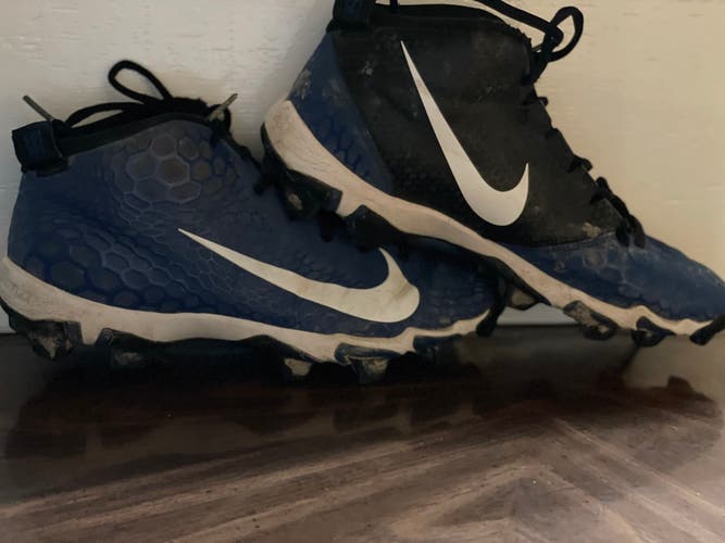 Blue Used Molded Cleats Nike