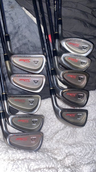 Titleist DCI Oversize + 2-PW+SW Iron Set Steel Dynalite Gold S300 Stiff Flex