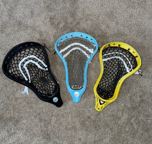 Lot of 3 Heads, Maverik Tank and Optik and dyed ECD Rebel O