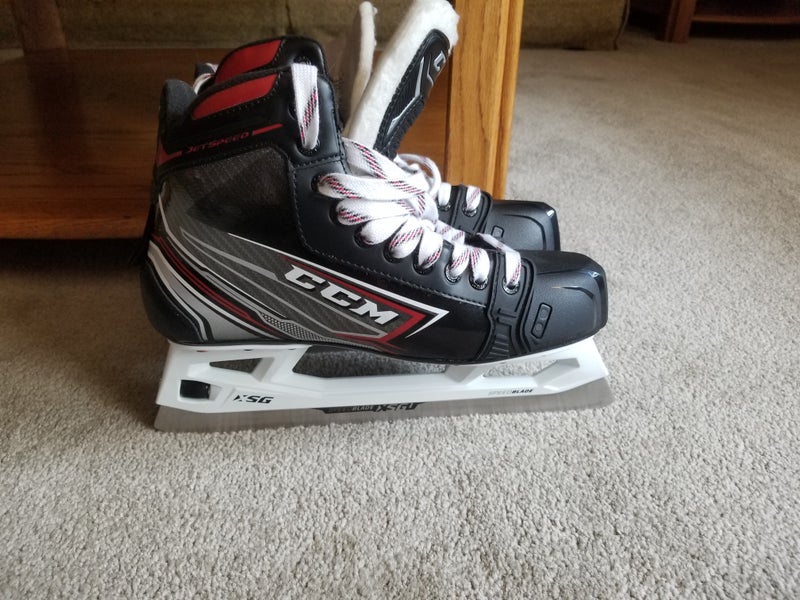 Senior Used CCM Jetspeed ft460 Hockey Goalie Skates Regular Width Size 9.5