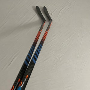 2 pack of Like New (Demo) Intermediate Warrior Left Hand QR Edge Hockey Sticks W28 70 Flex