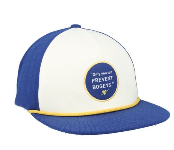 Puma Golf Only You Can Prevent Bogeys Snapback 110 Flex Fit Hat - Blue/White