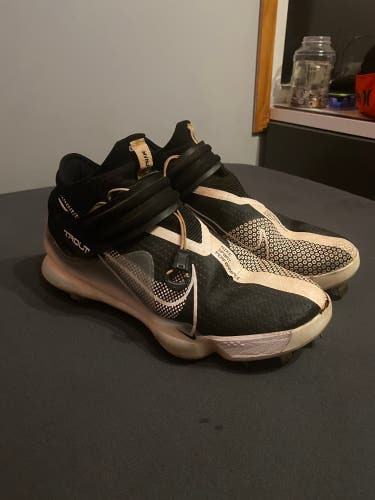 Nike Force Zoom Mike Trout 7 Baseball Cleats Black White