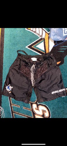 Black Used Large Bauer Pro Stock Pant Shell