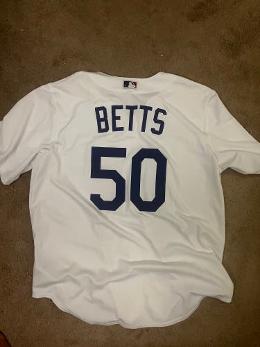 Mookie Betts Los Angeles Dodgers Nike Hone Replica Player Name Jersey-White