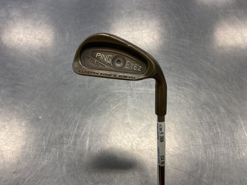 Used Ping Eye 2 Beryllium Copper 5 Iron Regular Flex Steel Shaft Individual Irons
