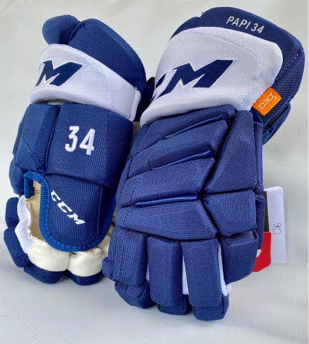 AUSTON MATTHEWS New CCM 14" Pro Stock Gloves