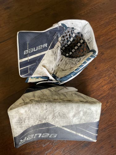 Bauer Ultrasonic Goalie Glove & Blocker Set