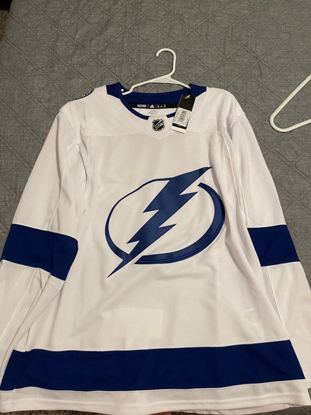 Men's Tampa Bay Lightning adidas Blue Home Authentic Blank Jersey