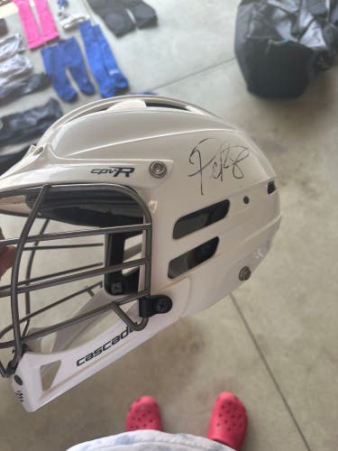 PAUL RABL Signed Player's Cascade CPV-R Helmet