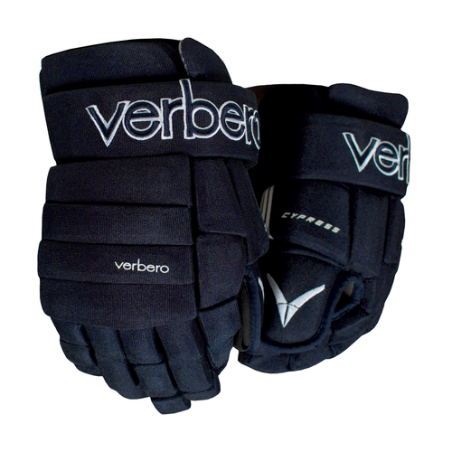 New Verbero Cypress 4-Roll Jr Navy Hockey Gloves Size 10" *No Trades*