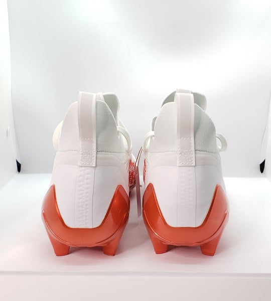 Adidas Adizero Primeknit Football Cleats White Orange Men's Size 13 - HP8742