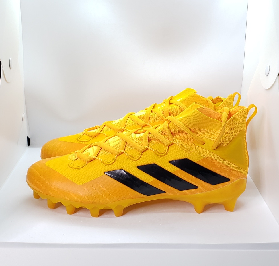 Adidas Freak Ultra Boost Primeknit YELLOW Football Cleats FX1306 Men's Size 13.5