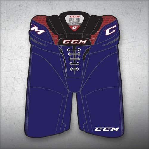 New CCM Crazy Light U+ CL ice hockey pants junior Xlarge XL navy waist 27"-29"