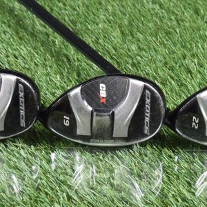 TOUR EXOTICS CBX 16* 3, 19* 4, 22* 5 - HYBRID SET W/ HZRDUS 5.5 REGULAR GRAPHITE