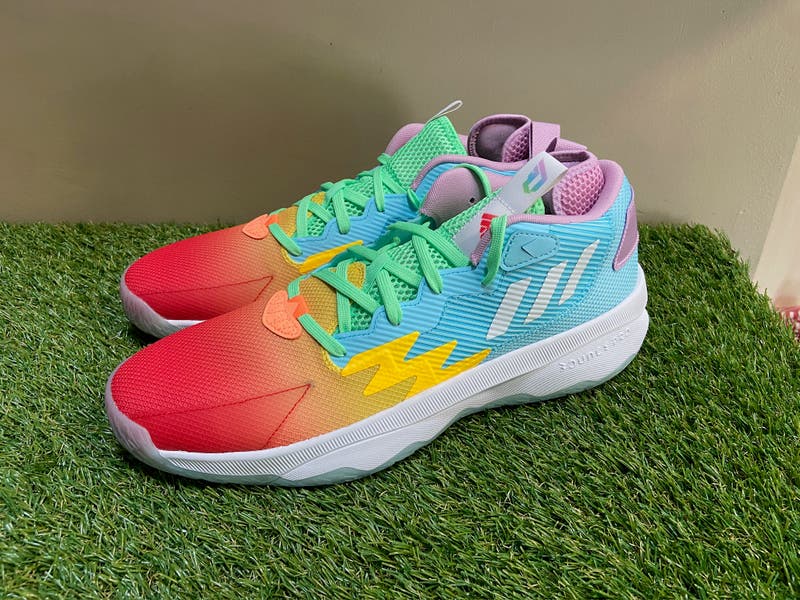 Adidas Dame 8 Unreleased Multicolor Rainbow Basketball Shoes HQ1272 Men  13.5 NEW | SidelineSwap | Buy and Sell on SidelineSwap