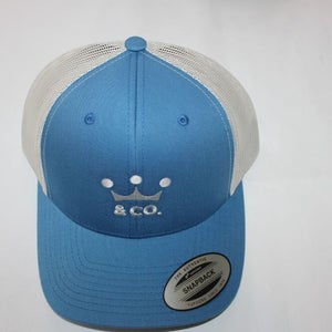 NEW SCOTTY CAMERON CAMERON & CROWN TRUCKER HAT - BLUE