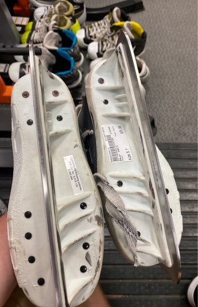 Bauer Supreme ONE75 One 75 Used Senior Size 7.5 Hockey Goalie Skates