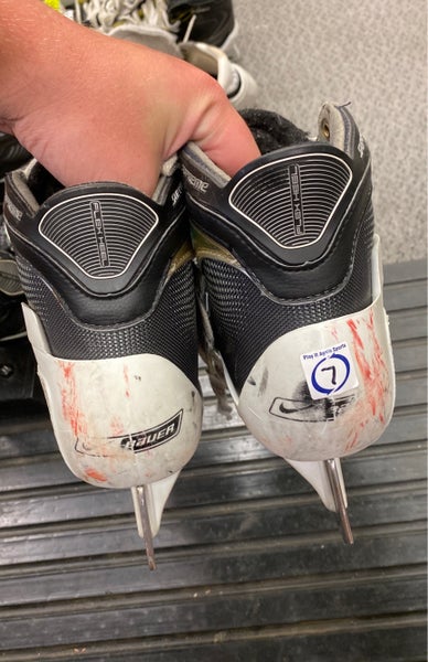 Bauer Supreme ONE75 One 75 Used Senior Size 7.5 Hockey Goalie Skates
