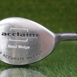 ACCLAIM THE ACCURATE WEAPON SAND WEDGE W/ SYSTEM FLEX WEDGE FLEX GRAPHITE SHAFT