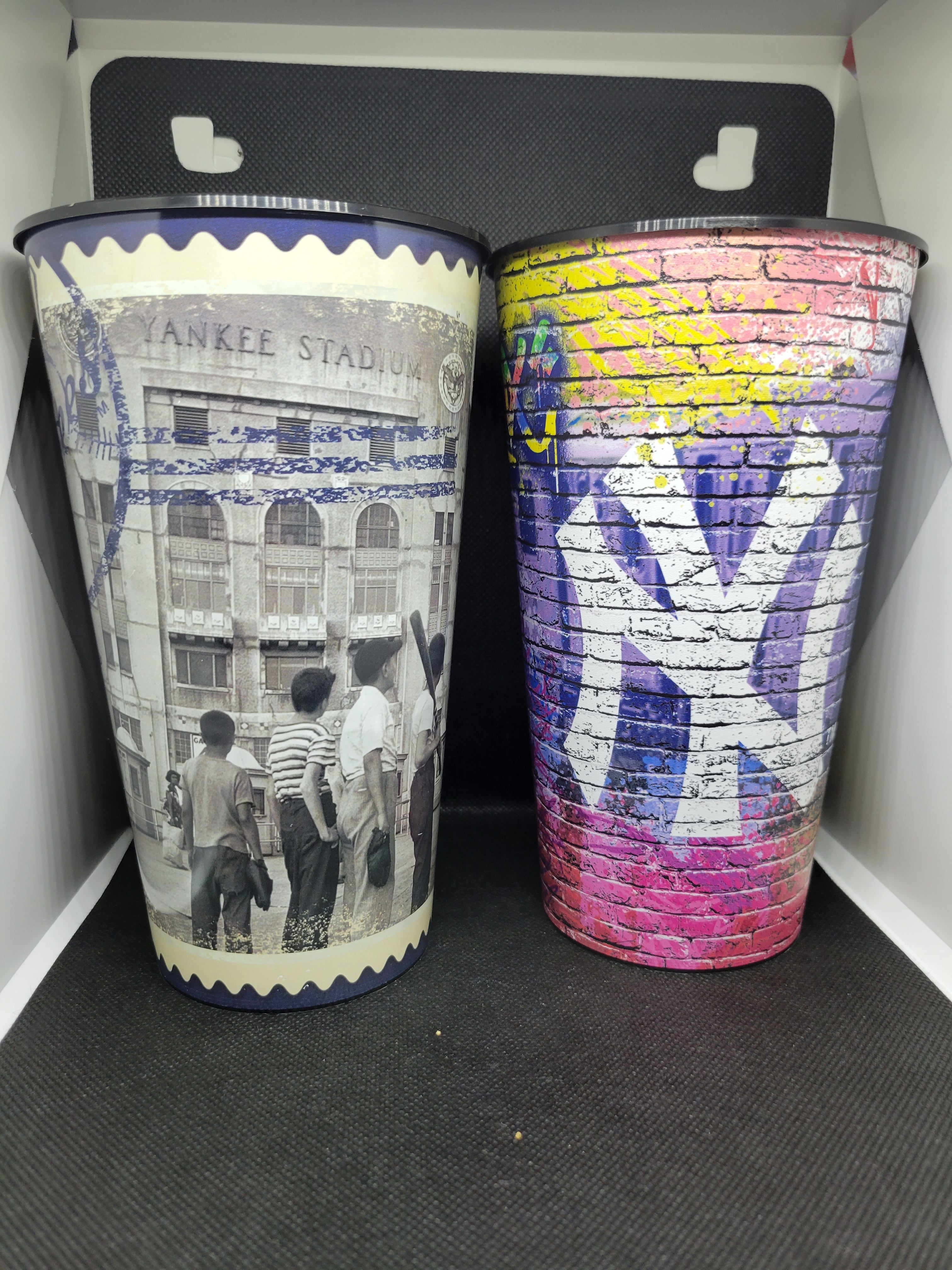 Pair Of Yankee Stadium New York Yankees MLB Souvenir Cups