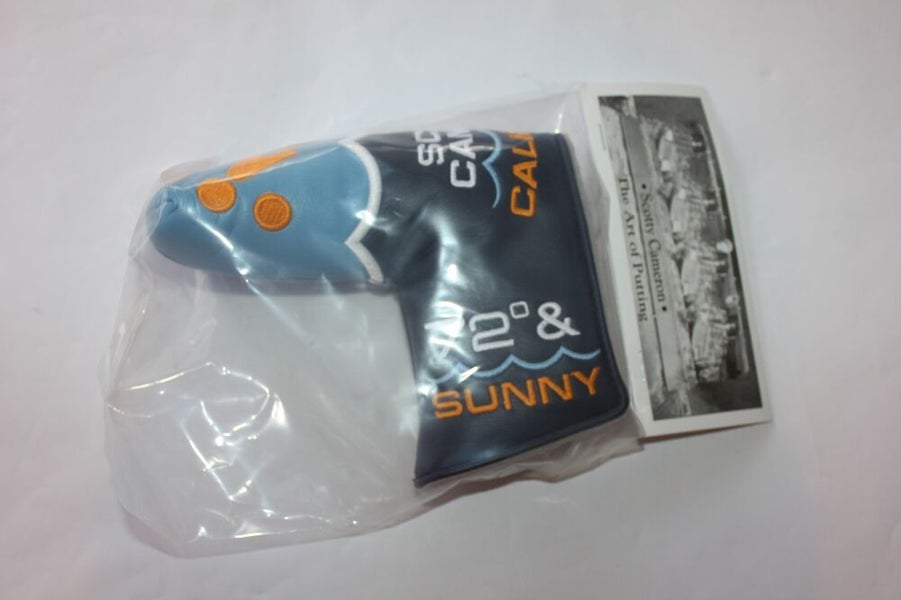 NEW SCOTTY CAMERON 2016 CLUB CAMERON 72° & SUNNY PUTTER HEADCOVER