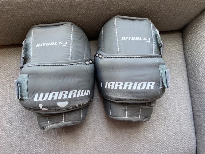 Warrior Ice Hockey Goalie Ritual G3 Knee pads Size Jr.