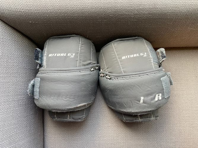 Warrior Ice Hockey Goalie Ritual G3 knee pads-Size Junior