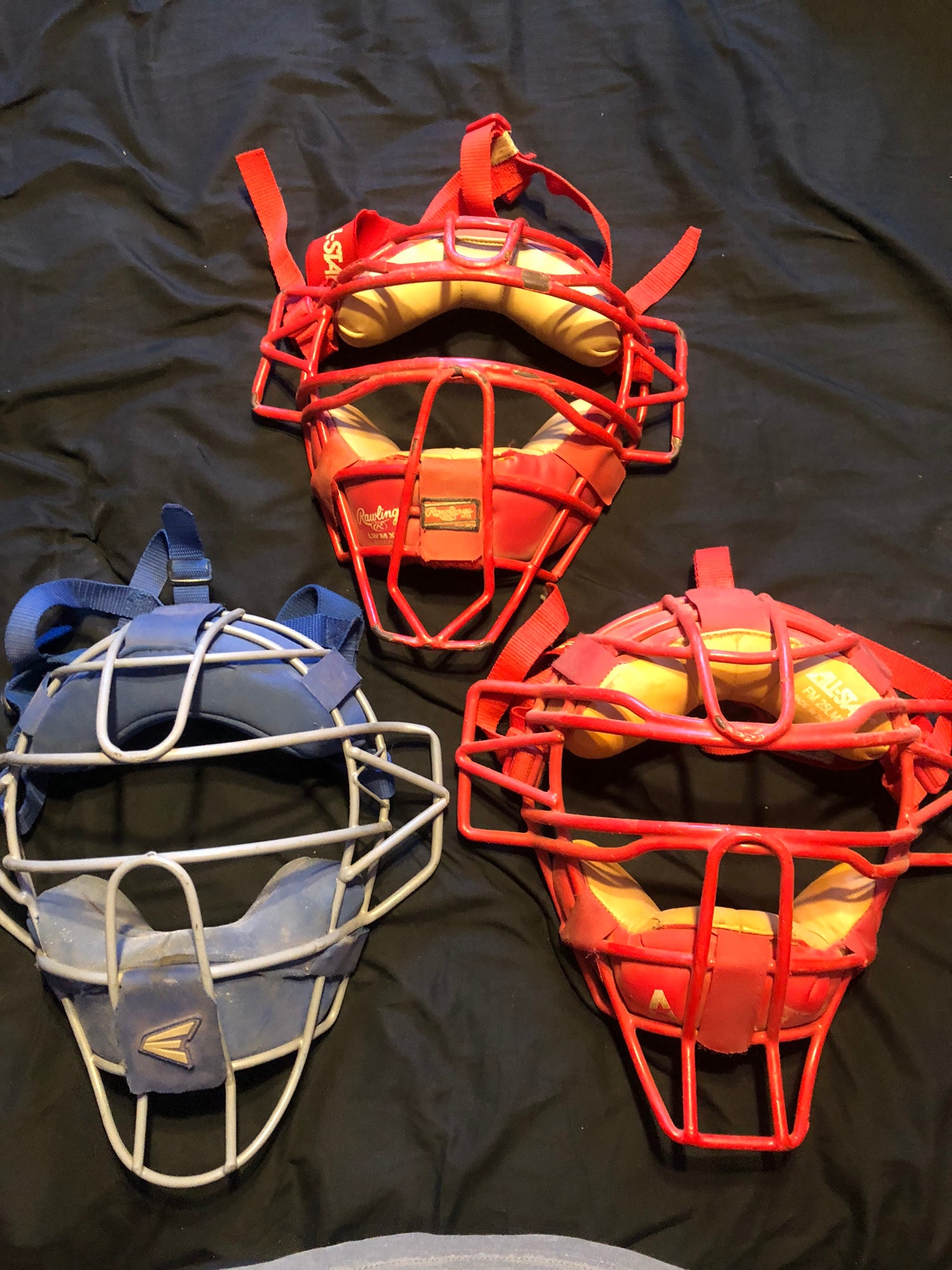 All Star FM25LMX Two Piece Catcher's Mask w/ helmet