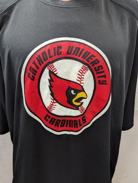 Men's Champion Red Louisville Cardinals Baseball Icon T-Shirt