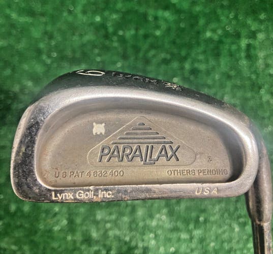 Lynx Parallax 9 Iron 44* Single Club RH Men's Stiff Steel ~36" Golf Pride Grip