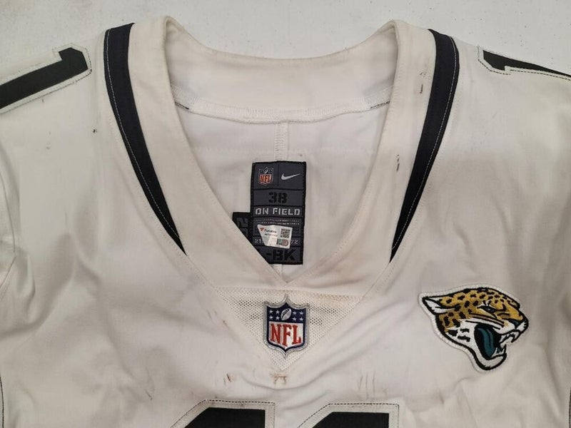 Marvin Jones Jr. Jacksonville Jaguars Game-Used #11 White Jersey