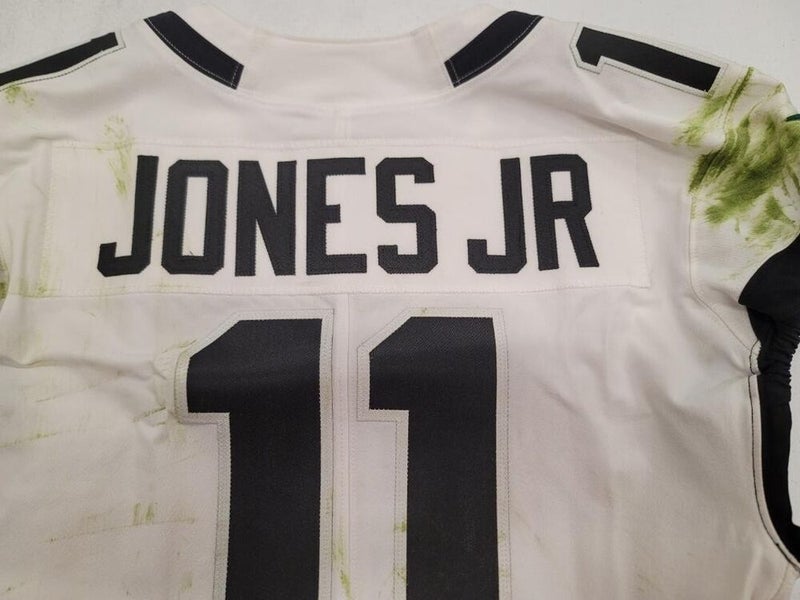 Jaguars MARVIN JONES JR #11 GAME USED WHITE Jersey vs Chiefs 11/13