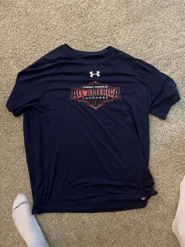 Under Armer All American Lacrosse T-Shirt. Size L