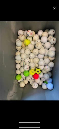 Used TaylorMade 100 Pack Balls