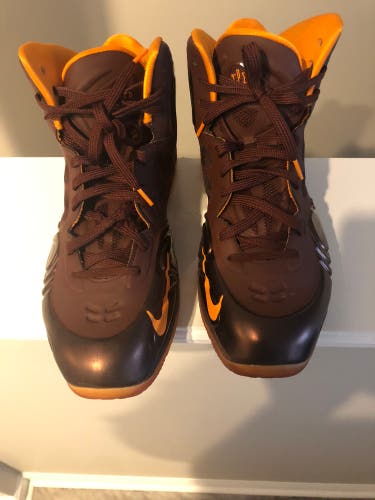 Nike Brown Hyperposite Shoes Size 14