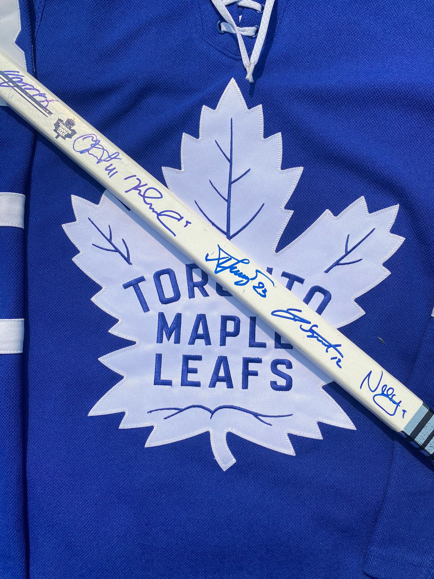 This Signed Edge x Toronto Maple Leafs Jersey is now available at