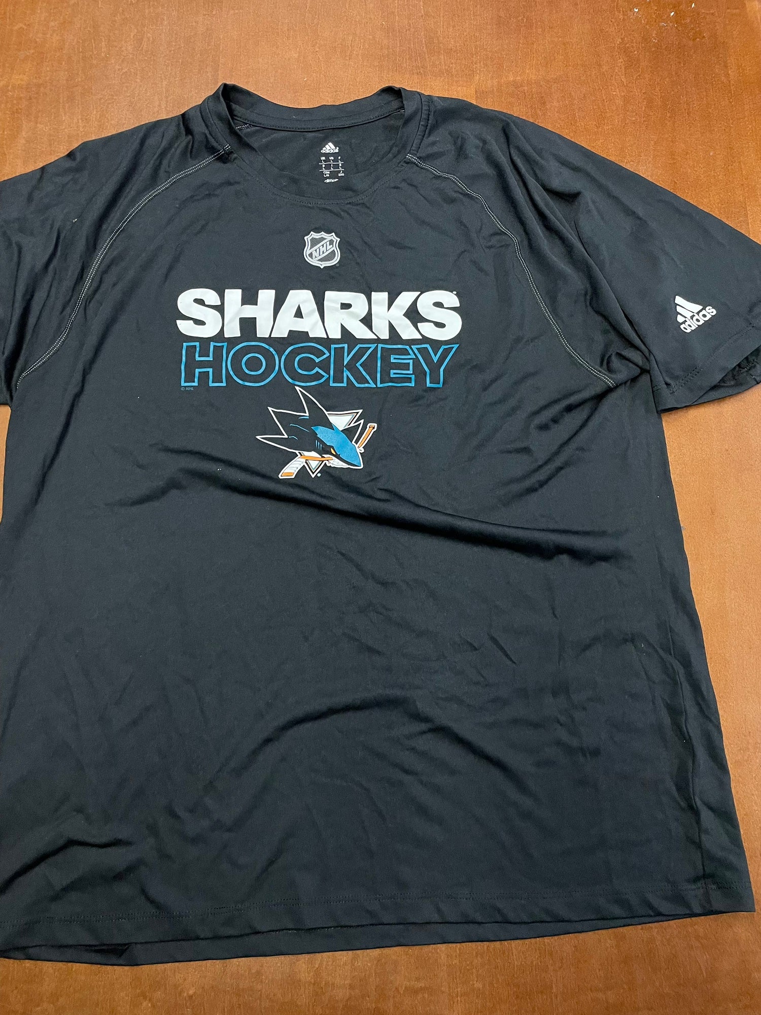 Reebok, Shirts & Tops, Reebok San Jose Sharks Jersey Kids Size Medium 47