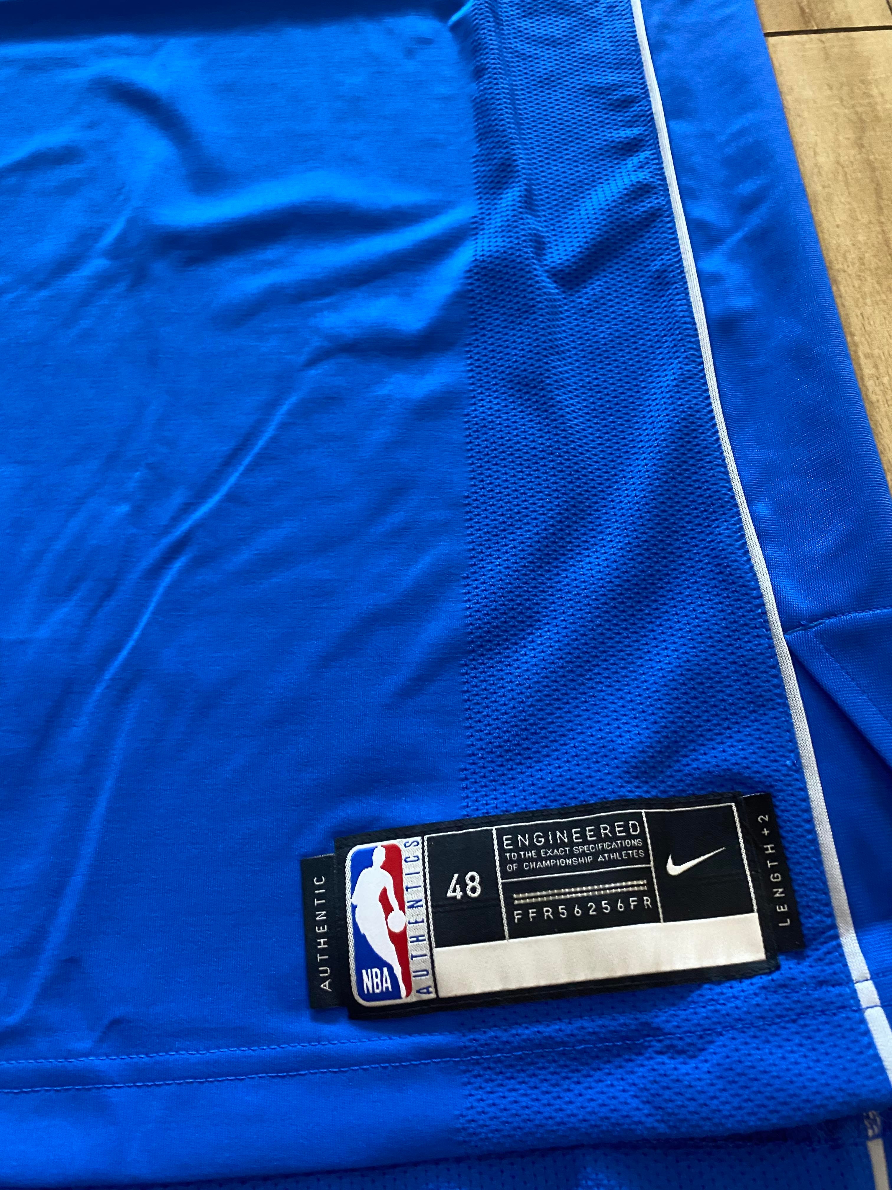 Dallas Mavericks Nike Vapor Knit NBA Authentic Replica Game Jersey, Size 48  - Large