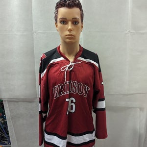 Long Island Sports And Fitness Club CCM Senior Hockey Jersey #66 With  Assistant Captain A XL