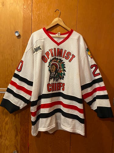 Vintage Hockey Jersey White #20