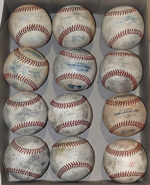 Used random Baseballs 18 Pack Mostly MLB and/or MILB