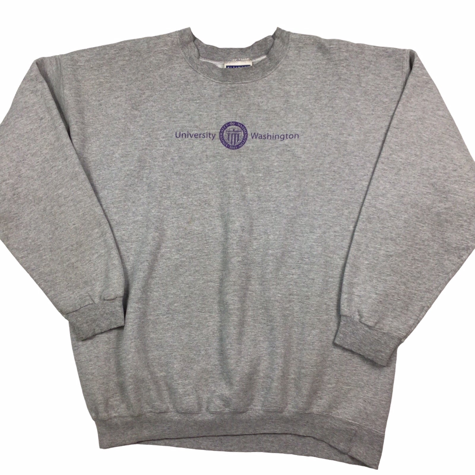 Vintage 90s Kalamazoo Central High School Giants Gray Crewneck