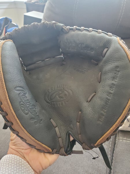 Used Once 2022 Rawlings Right Hand Throw Catcher's Premium Series Baseball Glove 32.5"