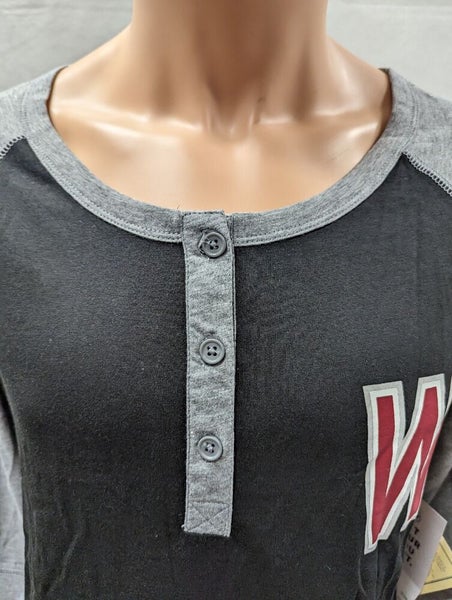 Milwaukee Brewers MLB Touch Women's Gray Short Sleeve V-Neck T-Shirt