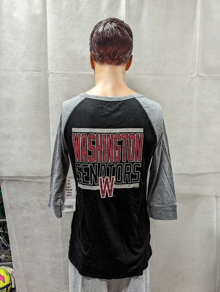 NWT Washington Senators '47 Womens 3/4 Sleeve Shirt M MLB