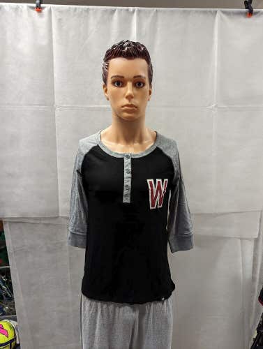 NWT Washington Senators '47 Womens 3/4 Sleeve Shirt S MLB