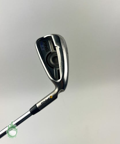 Used Right Handed Ping Yellow Dot G 7 Iron AWT 2.0 Regular Flex Steel Golf Club