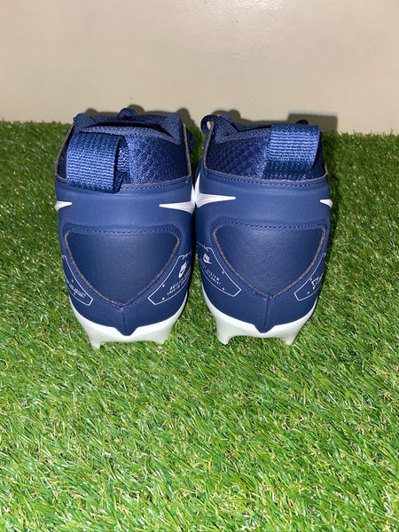 Nike Alpha Menace Pro 3 Navy White Football Cleats CT6649-400 Mens Size 12.5 NEW